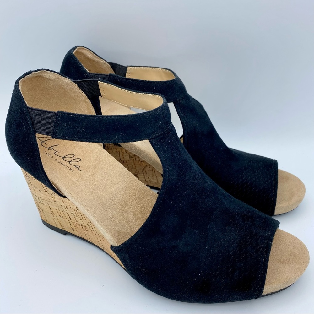 Abella True Comfort Hydra Cork Wedge Sandal Gem